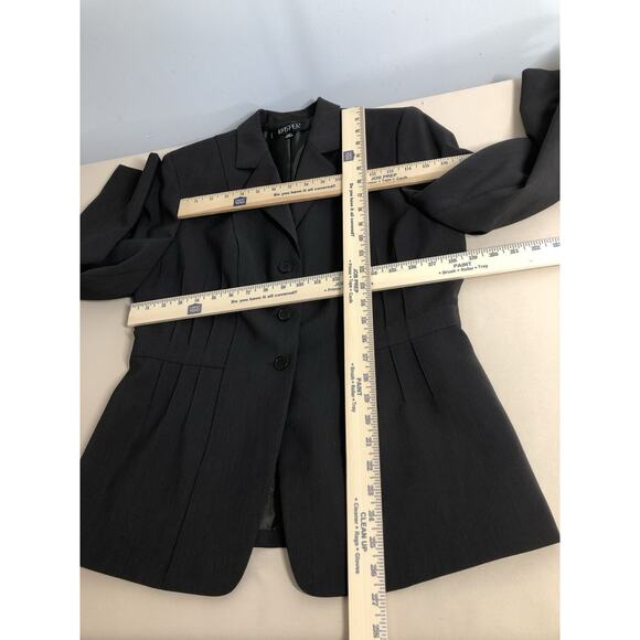 Kasper Women Jacket 12P Brown Long Sleeve Clueless Preppy Office Siren Lined - Picture 9 of 10